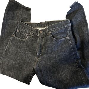 Levi's Dark Gray Straight Elegant Cut